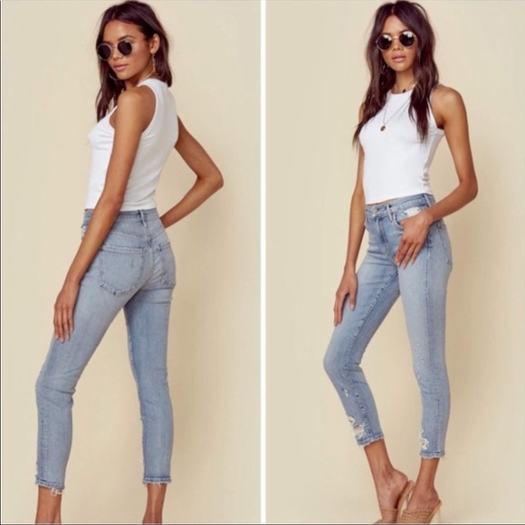 AGOLDE Cropped Denim Jeans - Picture 3 of 12